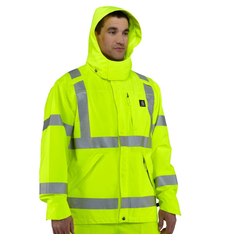 *SALE* ONLY (2) LARGE-TALL LEFT!! Carhartt Hi-Vis Class 3 Waterproof Jacket